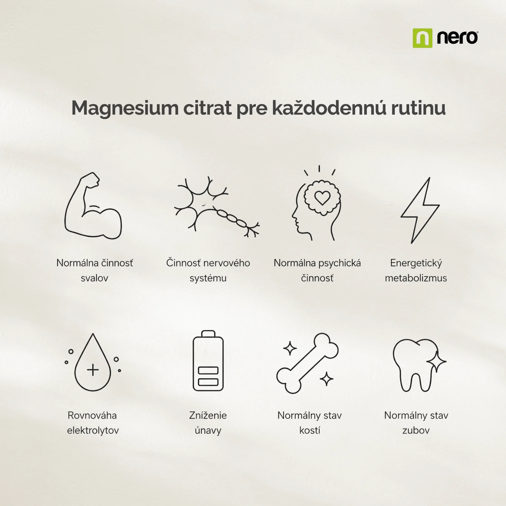 NERO Magnesium Citrat 360 kapsúl