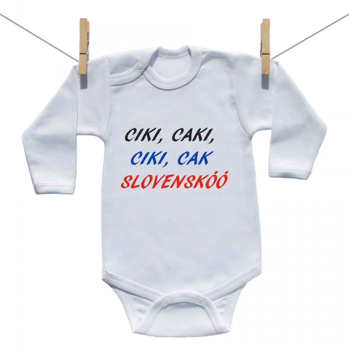 Boodyy Body s dlhým rukávom Ciki, caki, ciki, cak Veľkosť: 86