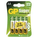 GP alkalická batéria SUPER AA (LR6)