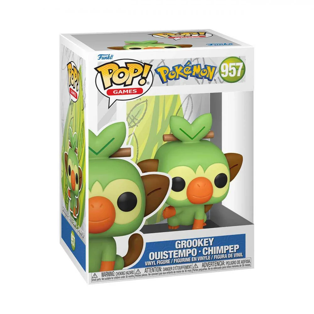 Funko POP Games: Pokemon S14 - Grookey (EMEA) 957-Funko EU BV
