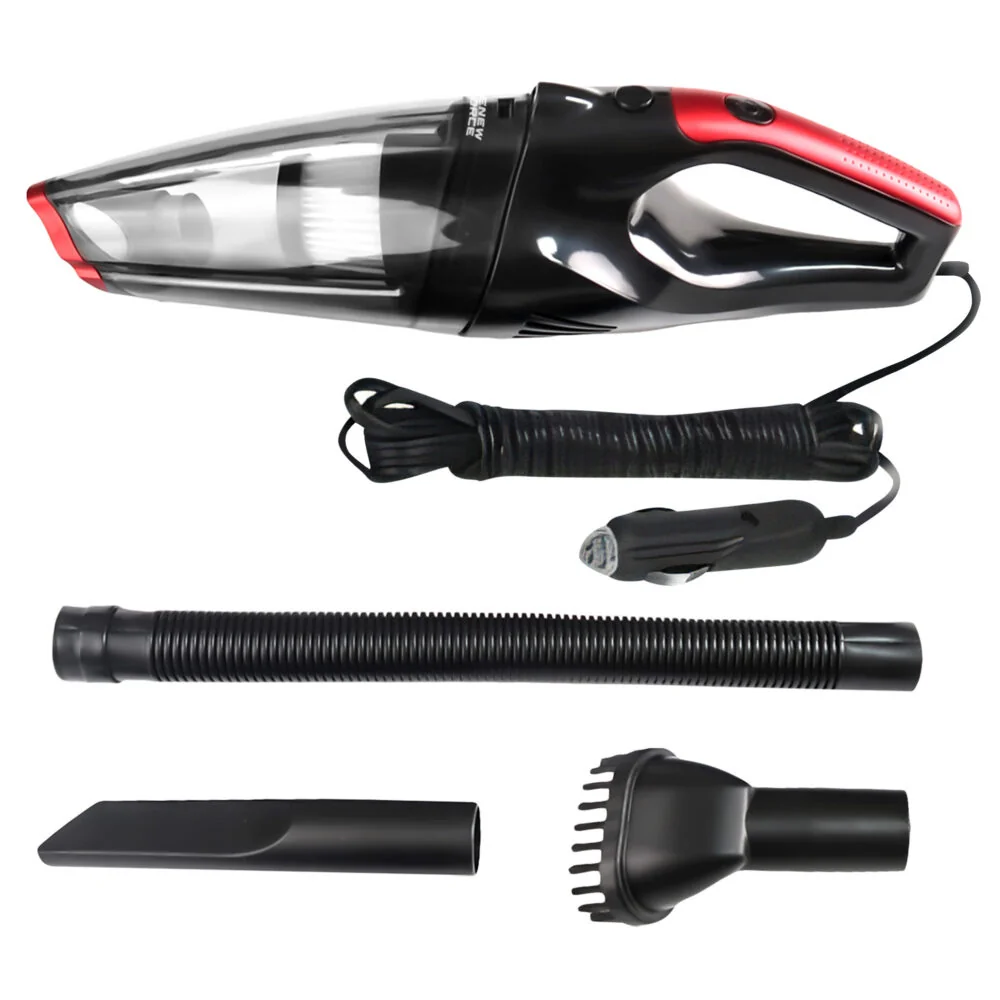 MG Car Cleaner ručný vysávač do auta 12V 100W, čierny / červený
