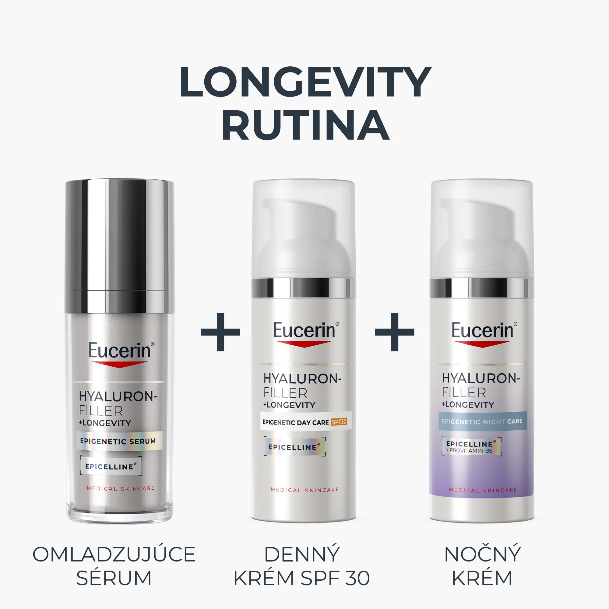Eucerin HYALURON-FILLER + LONGEVITY EPIGENETIC Nočný krém 50 ml