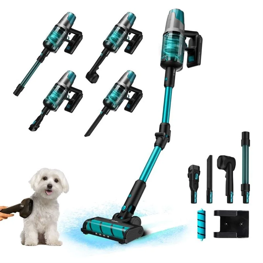 Cecotec Conga Rockstar 7500 Astral Flex Animal Tyčový vysávač Cecotec 3v1, 680W, 250aW, 90 min, Ergo Flex, 4 režimy, displej