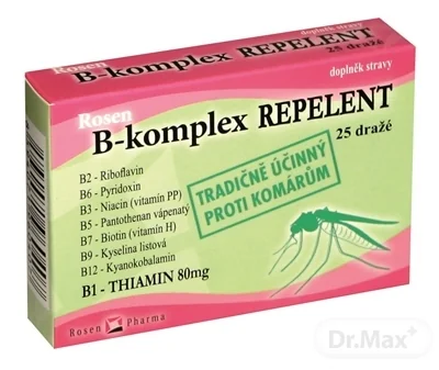 ROSEN PHARMA B-KOMPLEX REPELENT 1×25 tbl, repelent v tabletách