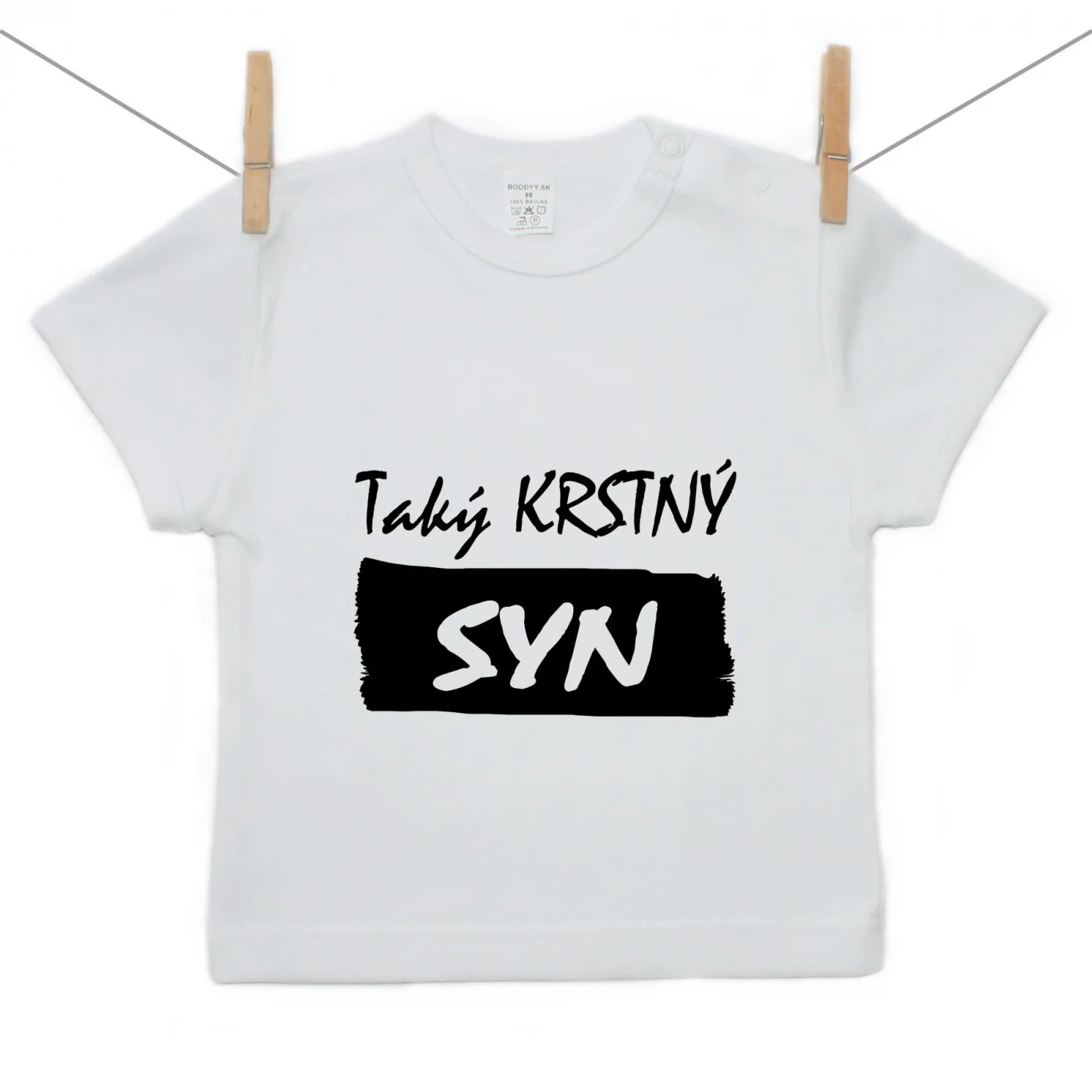 Boodyy Tričko s krátkym rukávom Taký krstný syn Veľkosť: 80