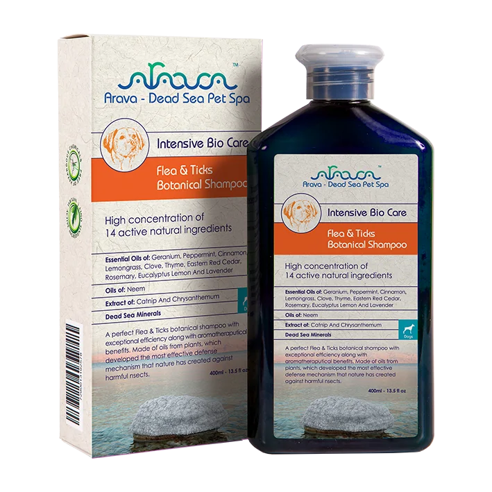 ARAVA bylinný šampón antiparazitný pre dospievajúce PSY A.U.V. 1×400ml, antiparazitný šapmón pre psy