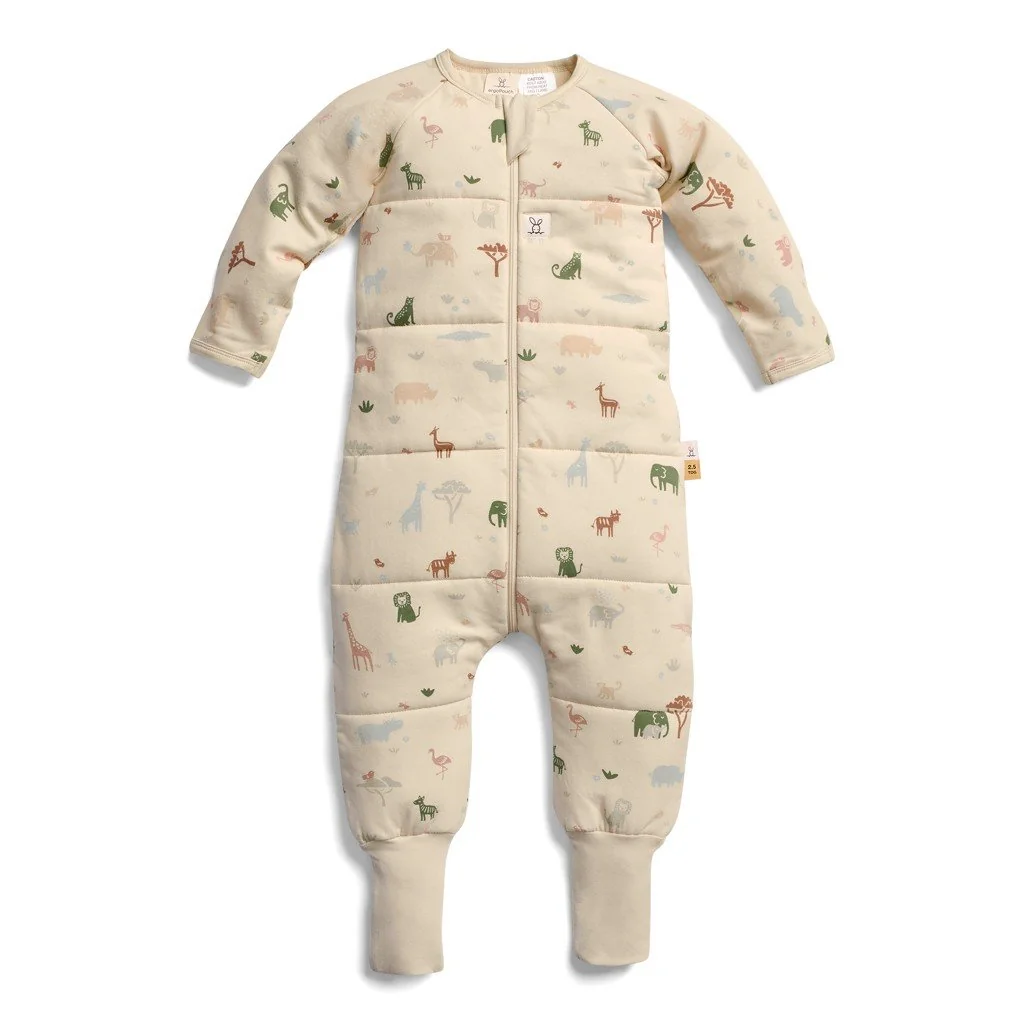 Overal na spanie organická bavlna Onesie Savannah 6-12 m, 2,5 tog