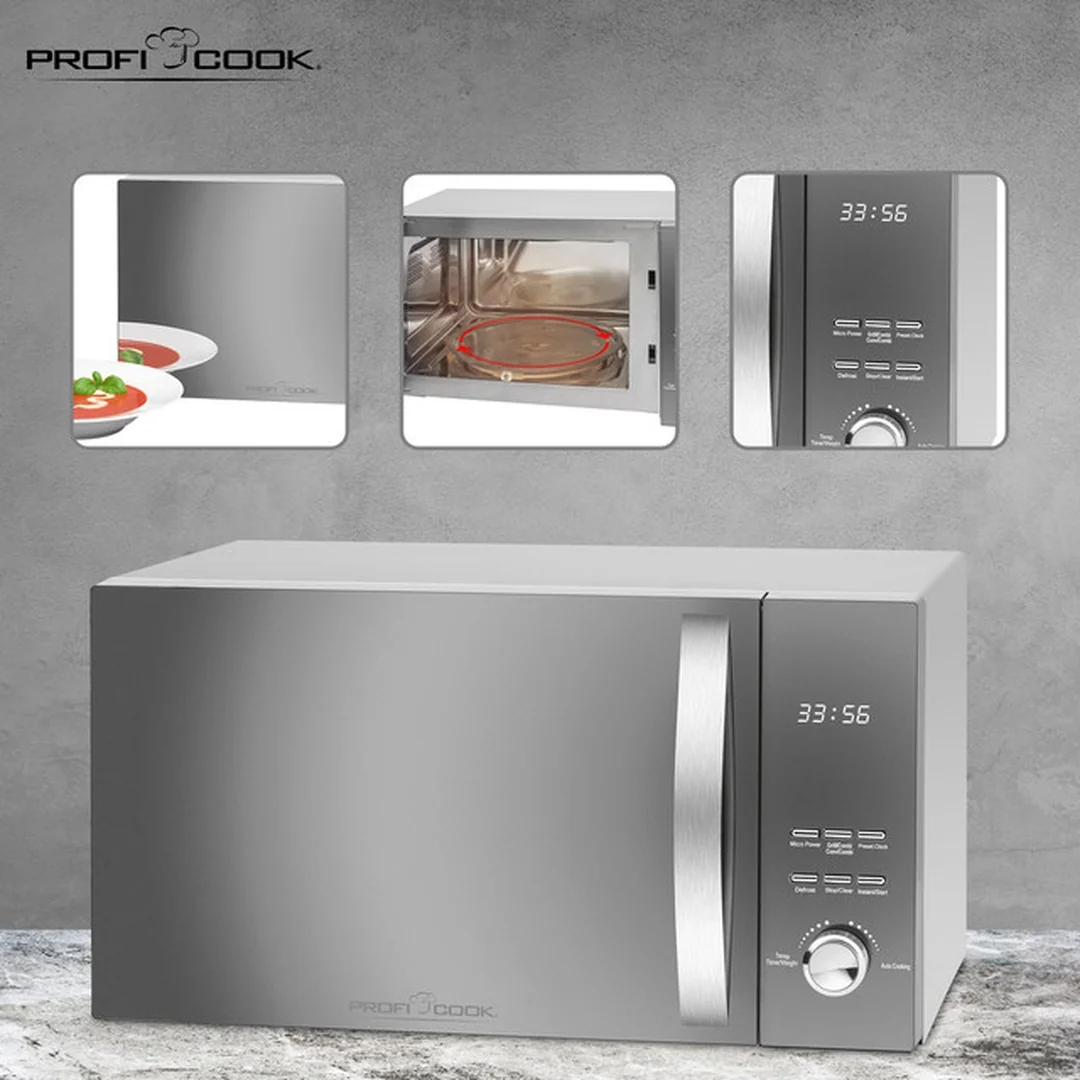 ProfiCook Mikrovlnná rúra s grilom a konvekciou MWG 1176 23 l