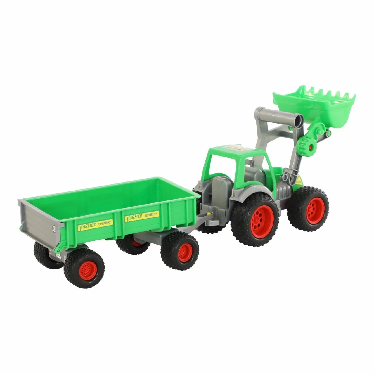 Traktor farmár s lopatou a prívesom , 8PL37770