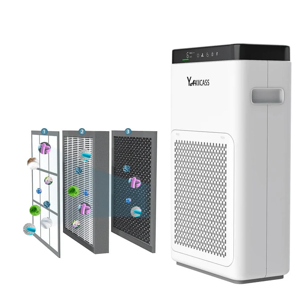 Inteligentná čistička vzduchu ClearAir A3 – HEPA filter, Smart Life