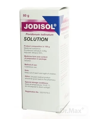 JODISOL sol der (fľa.) 1x80 g