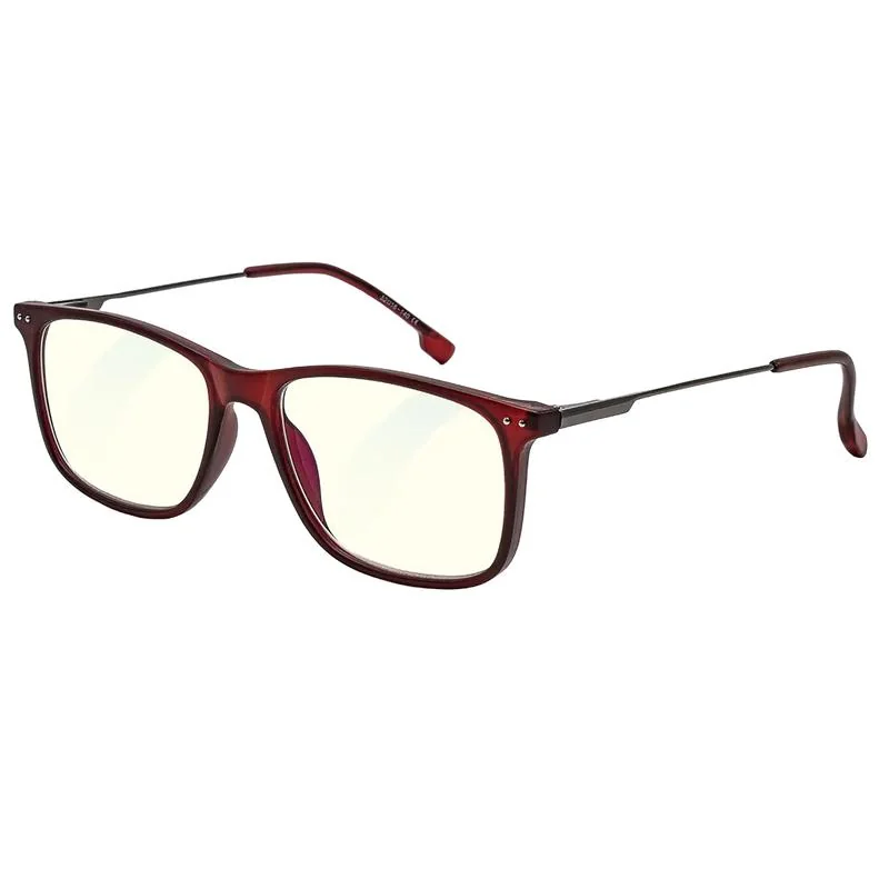 Okuliare na Počítač PCG020 červeno/strieborný kovový rám +0,5