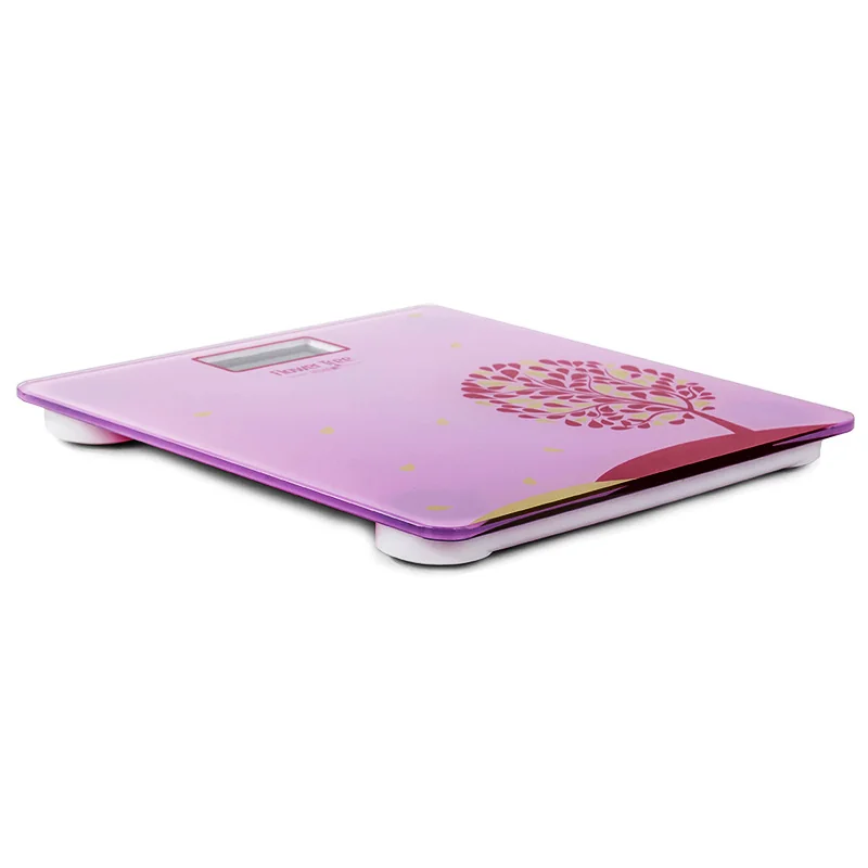 Váha osobná digitálna s teplomerom TS-B8012 PINK