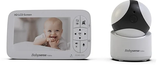 BABYSENSE Video Baby monitor V65 1×1 ks, baby monitor