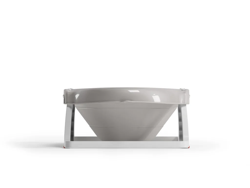 OK BABY Vanička skladacia Onda Slim grey 1×1 ks
