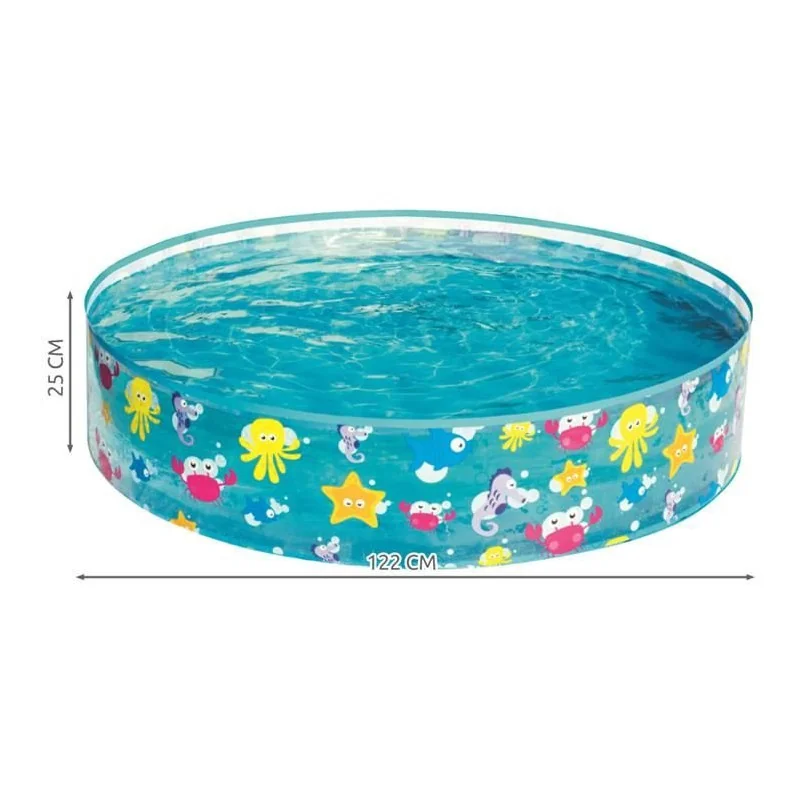 Bazén BESTWAY 55028 Ø122x25cm s pevnou stenou
