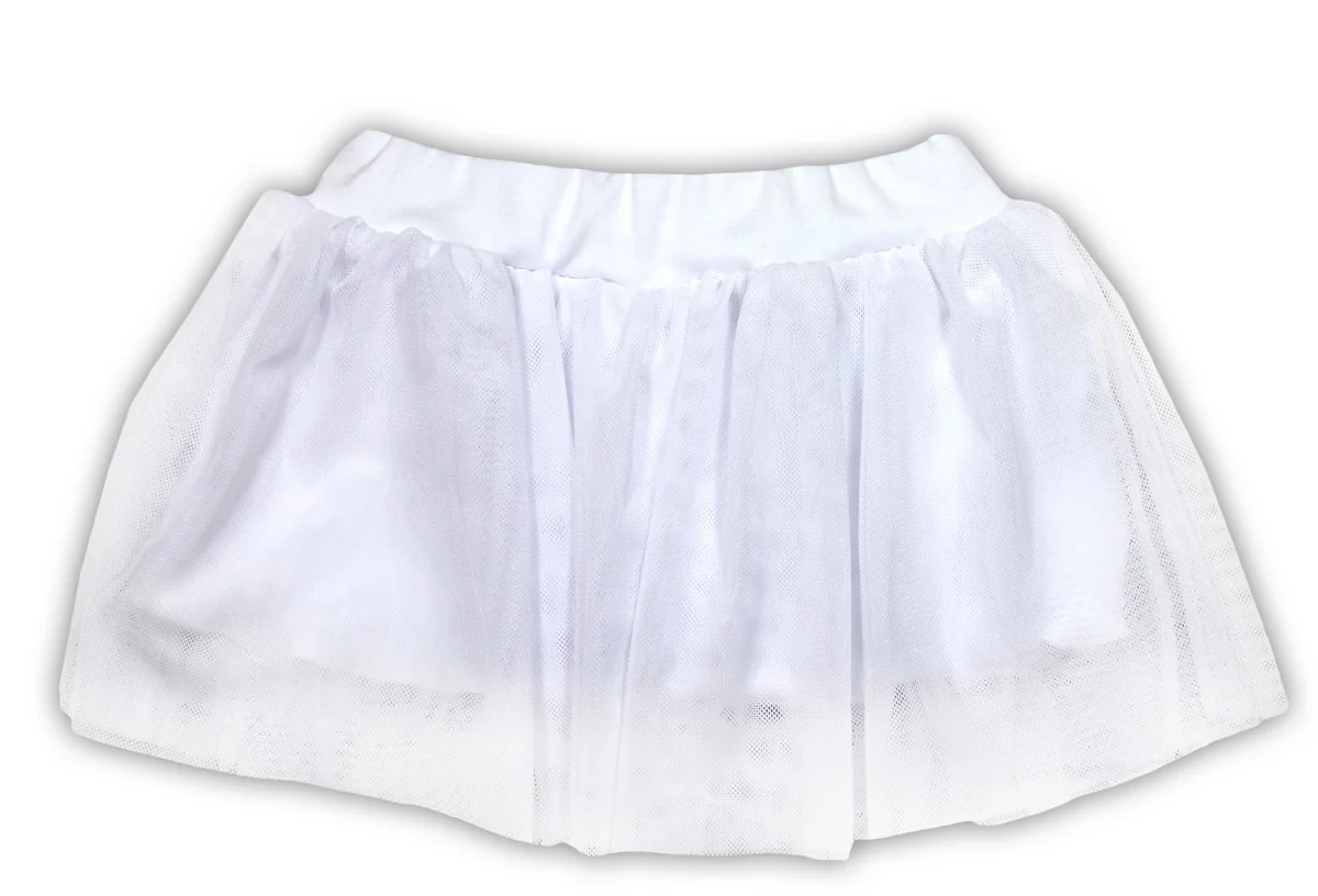 Tutu suknička NICOL KVETINKA - biela, vel. 86