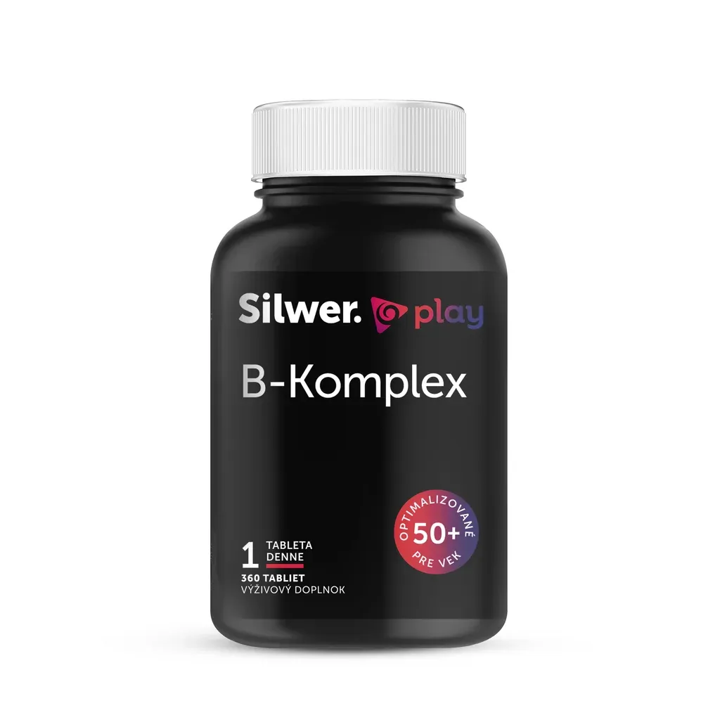 Silwer JOJ play B-komplex 360 tabliet. Energia, nervy, pokožka a vlasy.