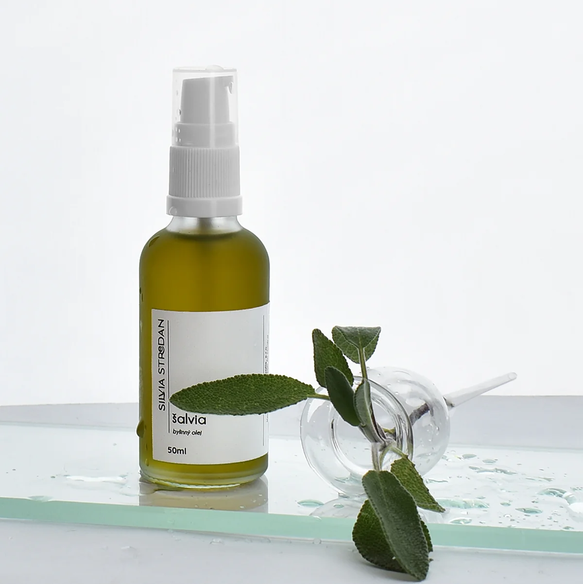ŠALVIA, bylinný olej - 100ml, olejový macerát, slovenský výrobok