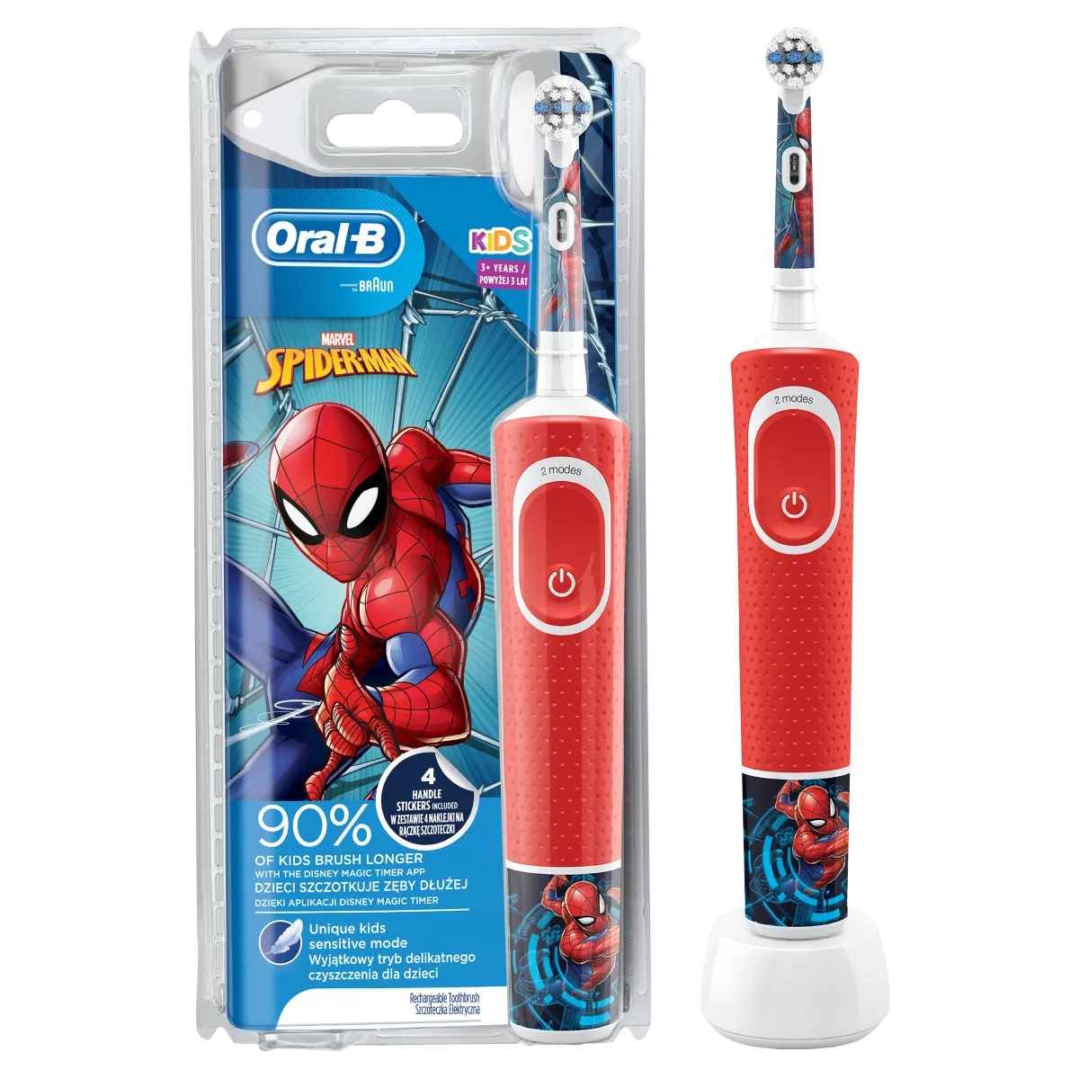 Oral B Detská elektrická kefka Vitality Spiderman