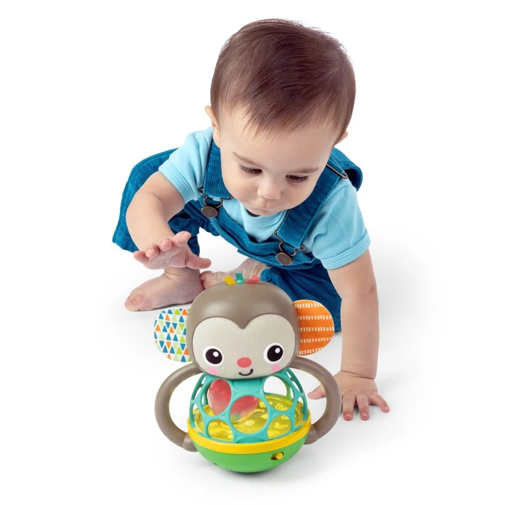 Hračka multisenzorická Grab & Giggle Monkey™ 6m+