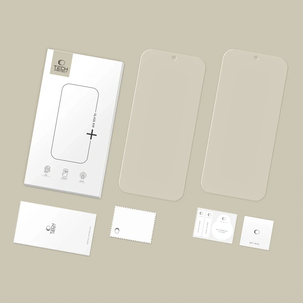 Tech-Protect Glass Fit 2x ochranné sklo na Google Pixel 9 / 9 Pro / 10 / 10 Pro / 10 Pro