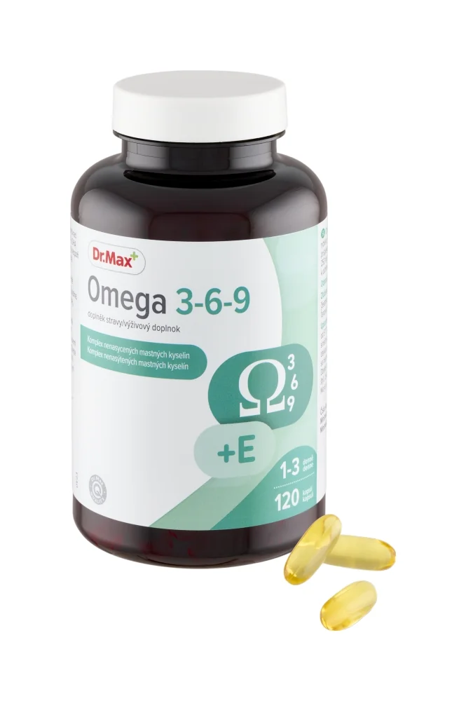 Dr. Max Omega 3-6-9 1×120 cps, výživový doplnok