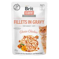 Brit Kapsička Care Cat Fillets In Gravy Chicken 85g