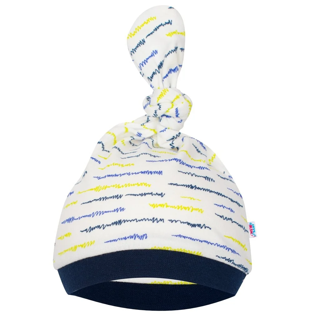 Dojčenská bavlnená čiapočka  Summertime chlapec, vel. 80 (9-12m)