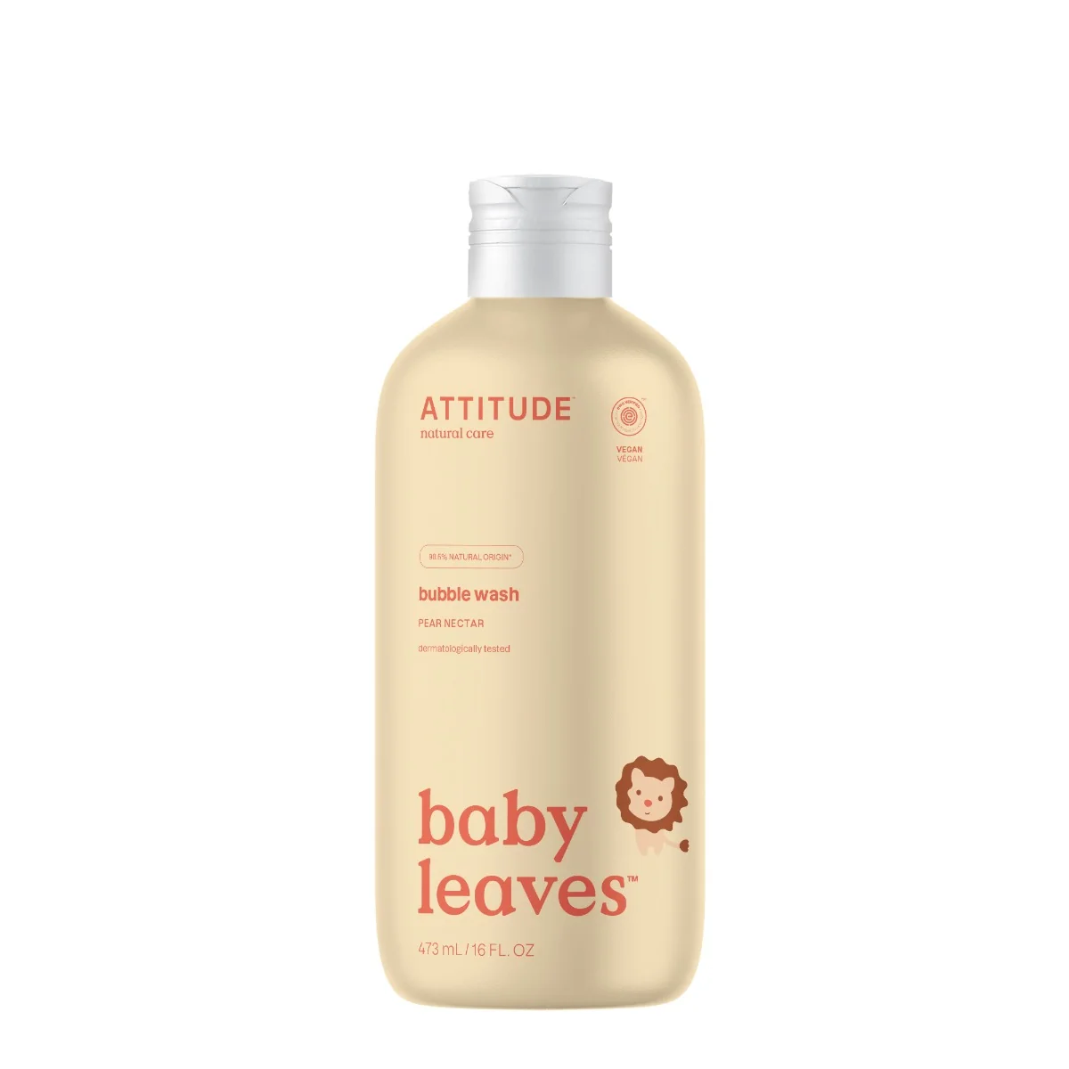ATTITUDE BABY LEAVES DET.PENA HRUS.STAVA 473ML 1×473 ml, detské penivé mydlo na ruky