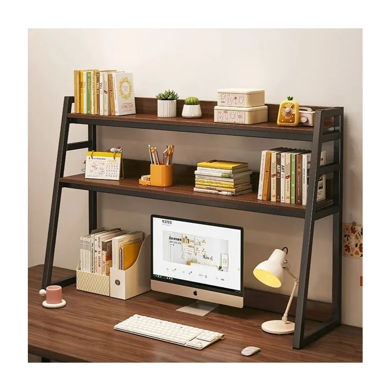Livefy polica na stôl Shelfy 95x32x90cm, čierna