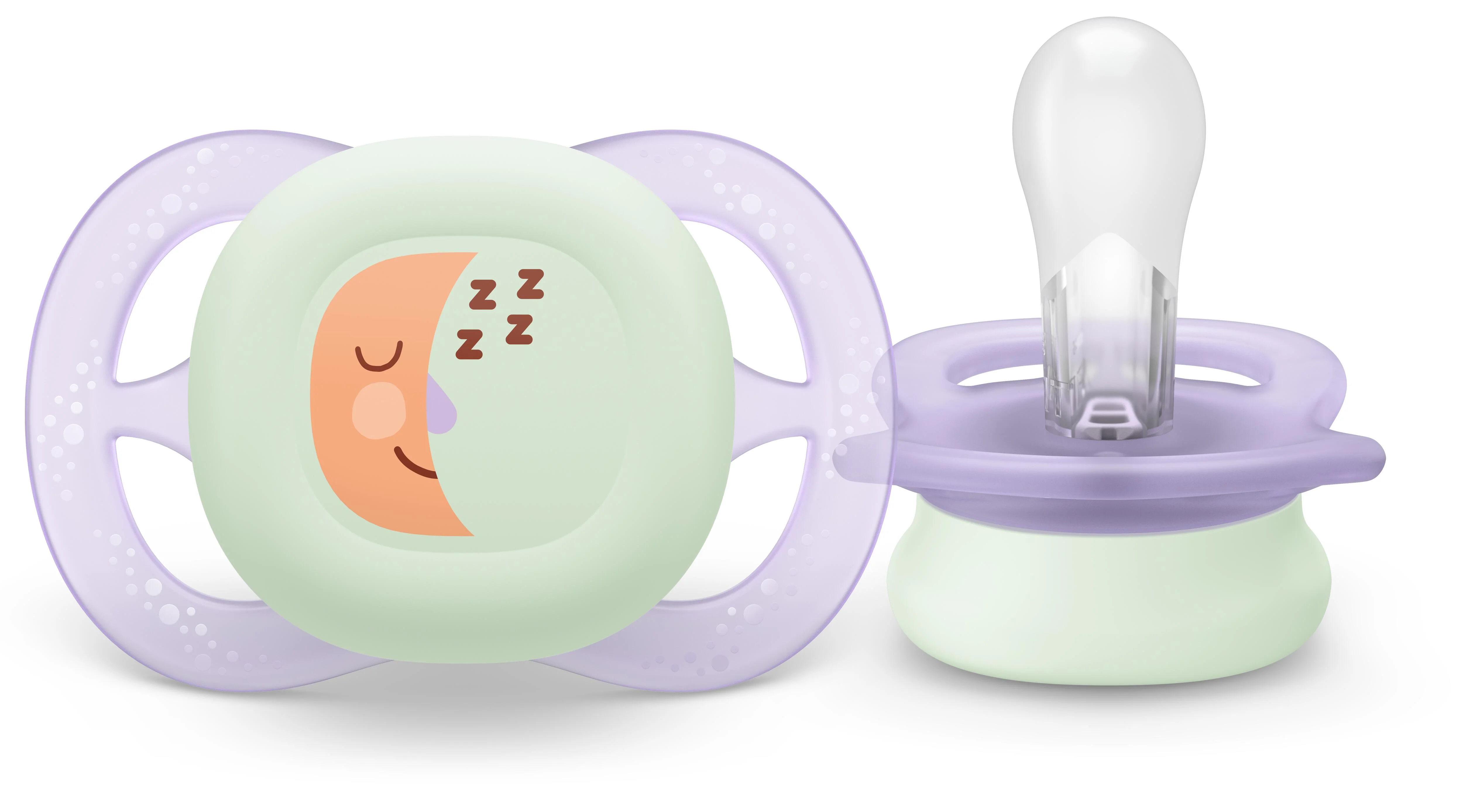 Philips AVENT - Cumlík Ultrastart s obrázkom SCF075/17, nočný 0-2 m, dievča 2 ks