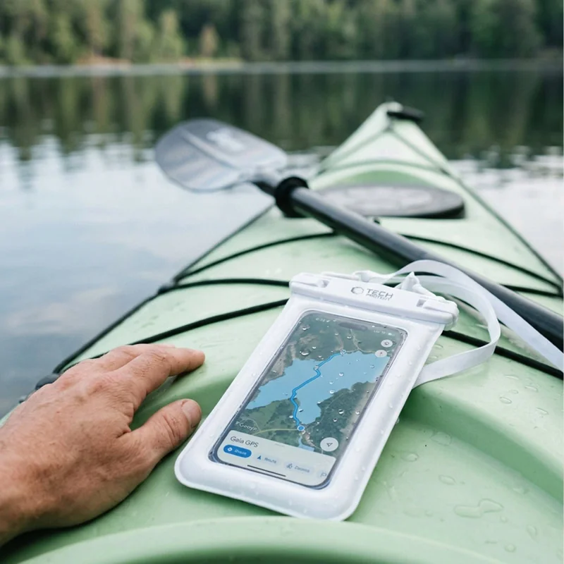 Tech-Protect UWC7 vodotesné puzdro na mobil 6.9'', biele
