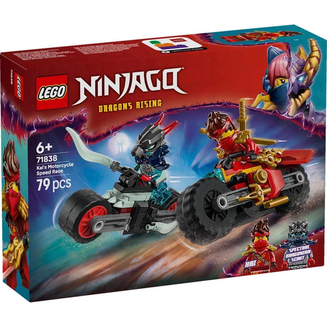 LEGO® NINJAGO® 71838 Kai a preteky na motorke