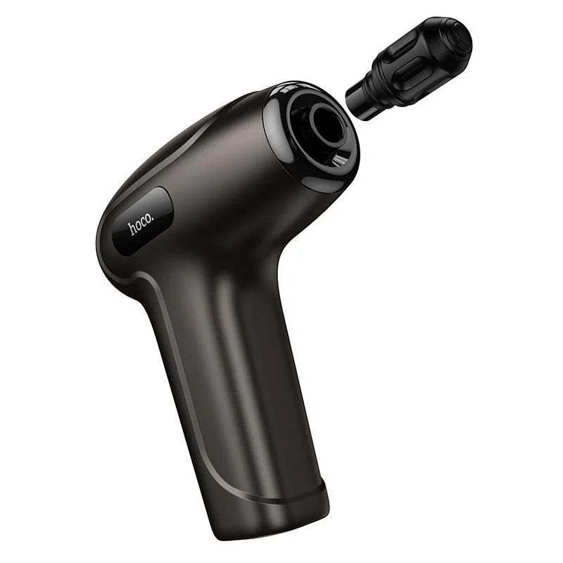 Hoco HP51 mini masážna pištol, sivá