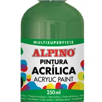 ALPINO Fľaša akrylové farby do školy - Svetlozelená