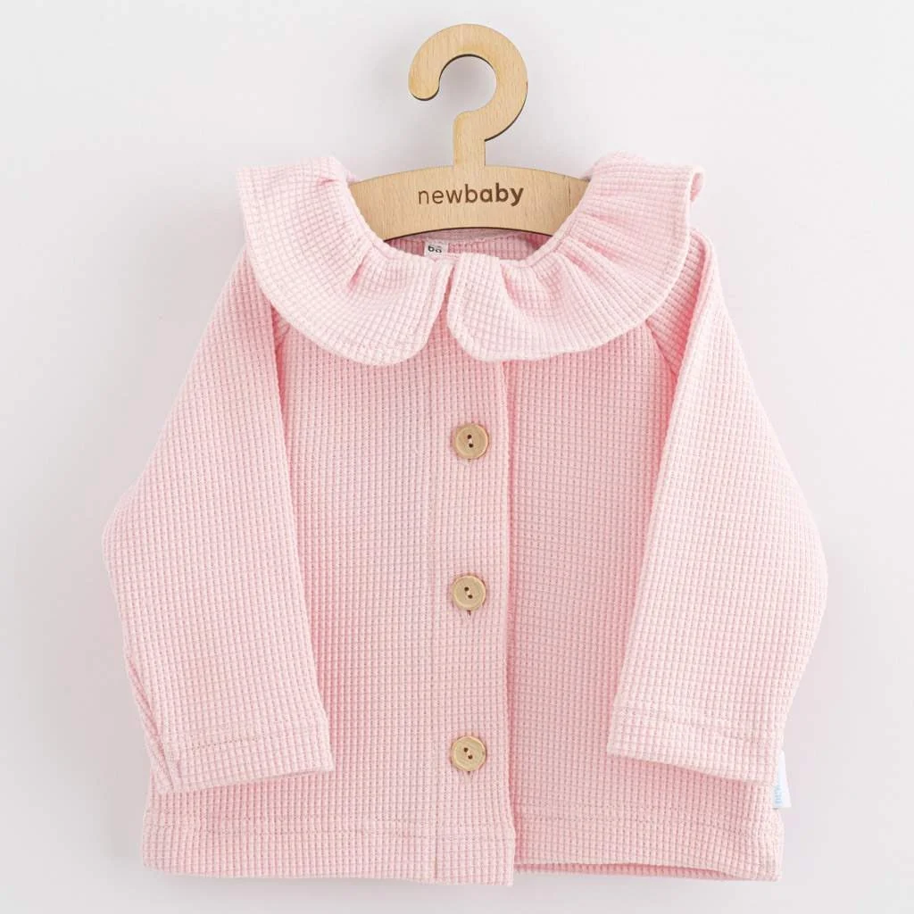Dojčenský kabátik na gombíky New Baby Luxury clothing Laura