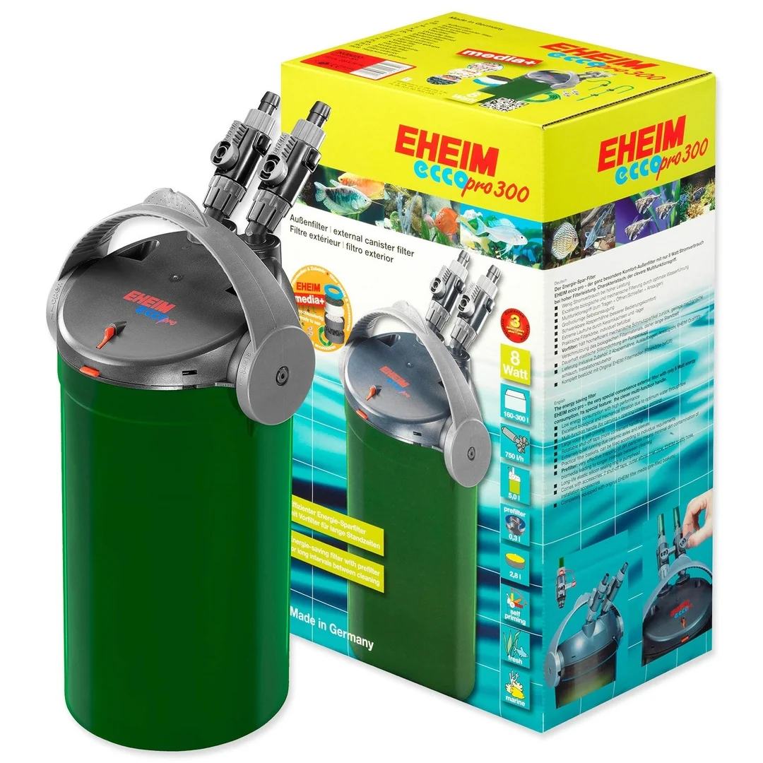 Filter Eheim Ecco pre 300 vonkajší, s náplňou 750l/h