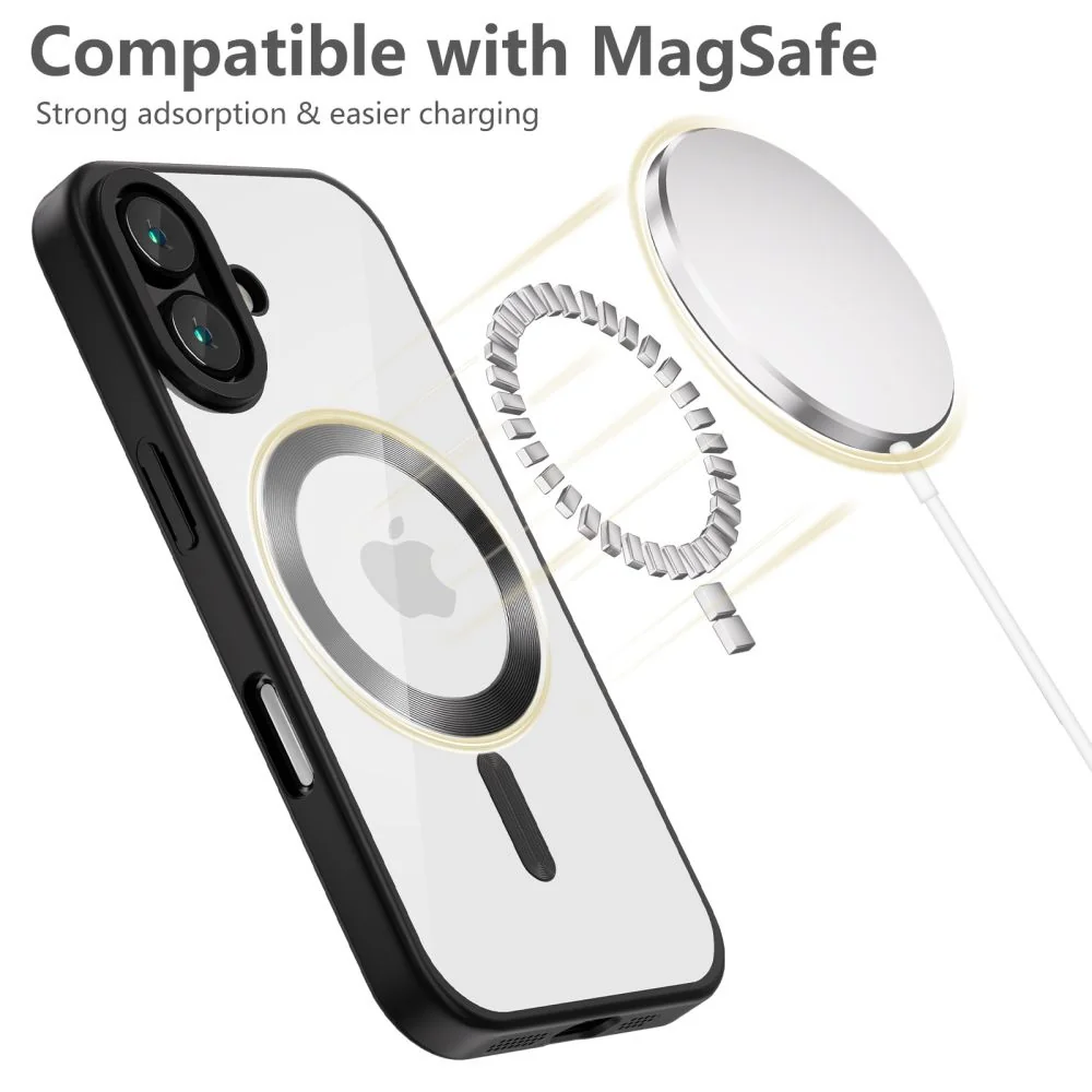 Tech-Protect MagFlex MagSafe kryt na iPhone 16, čierny
