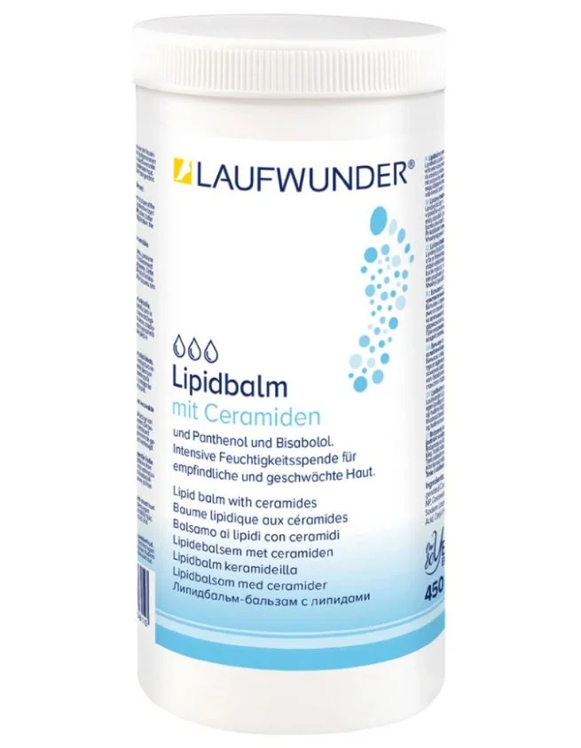 Lipidový balzam na nohy, náhradná náplň, Laufwunder lipidbalm, 450 ml
