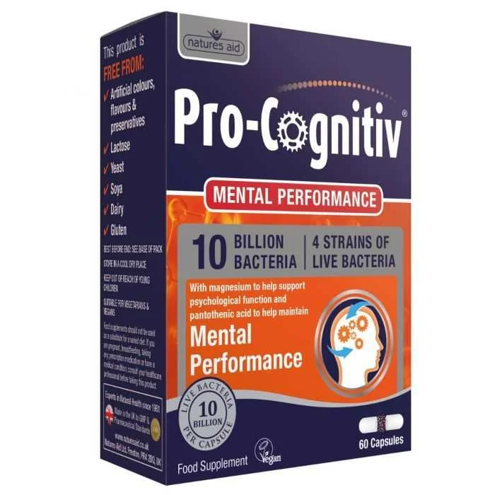 PRO-COGNITIV 60CPS NATURES AID UK 1×60 ks, probiotiká