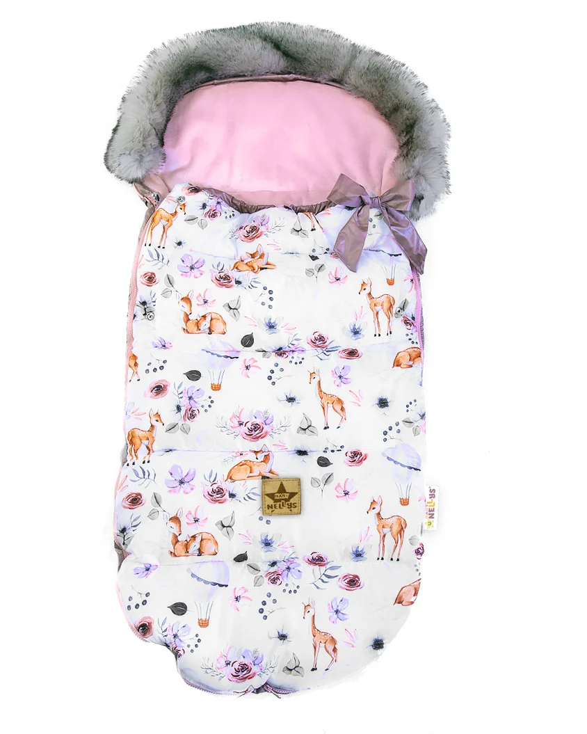 Detský fusak maxi PREMIUM Srnka 110x50cm + rukávník zadarmo