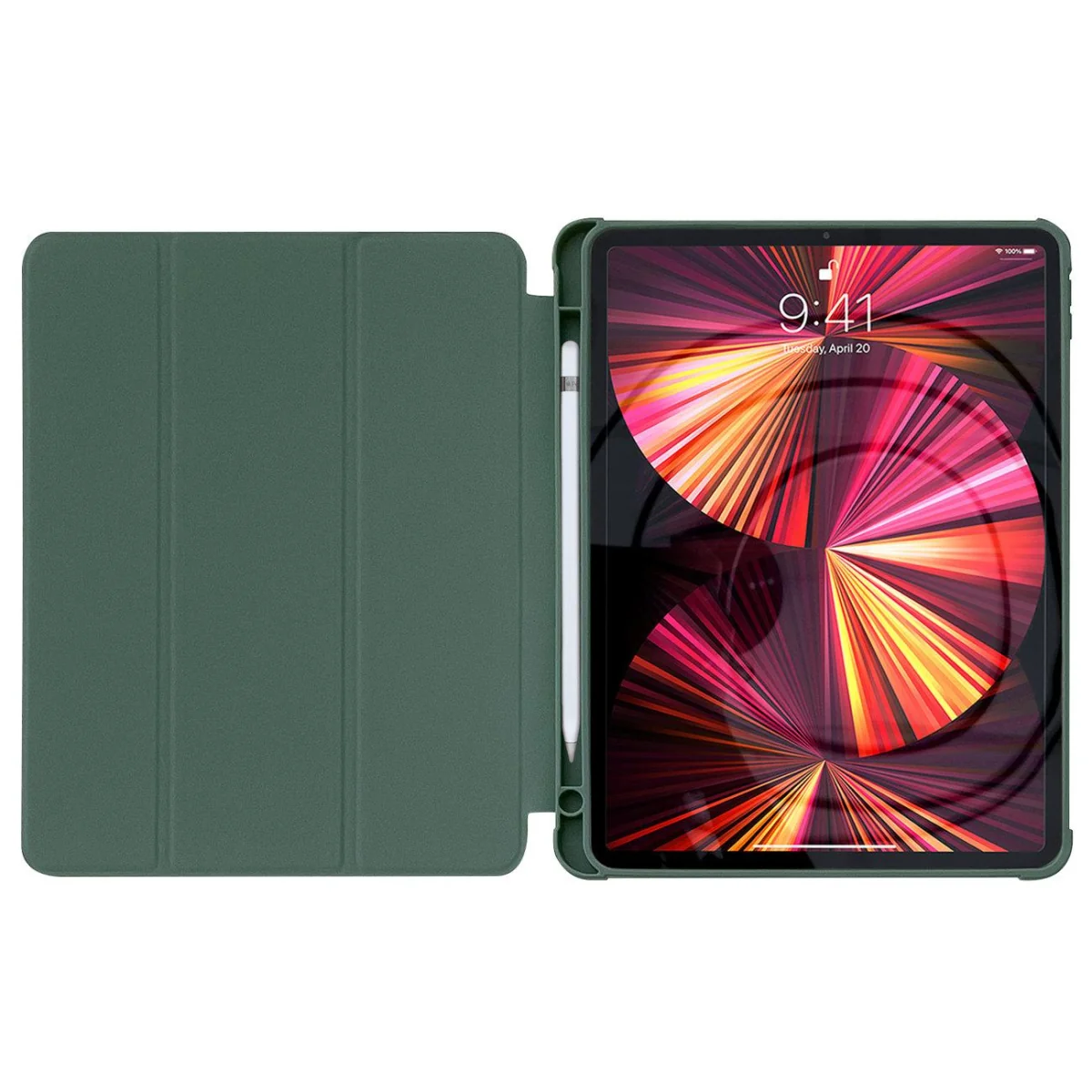 NEOGO Stand Smart Cover puzdro na iPad mini 2021, zelené