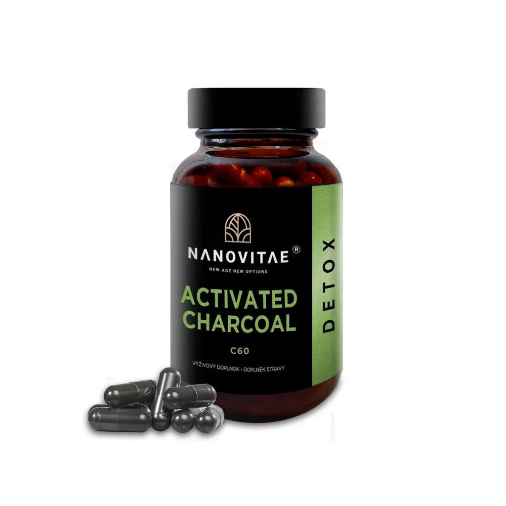 ACTIVATED CHARCOAL C60, 80 kapsúl
