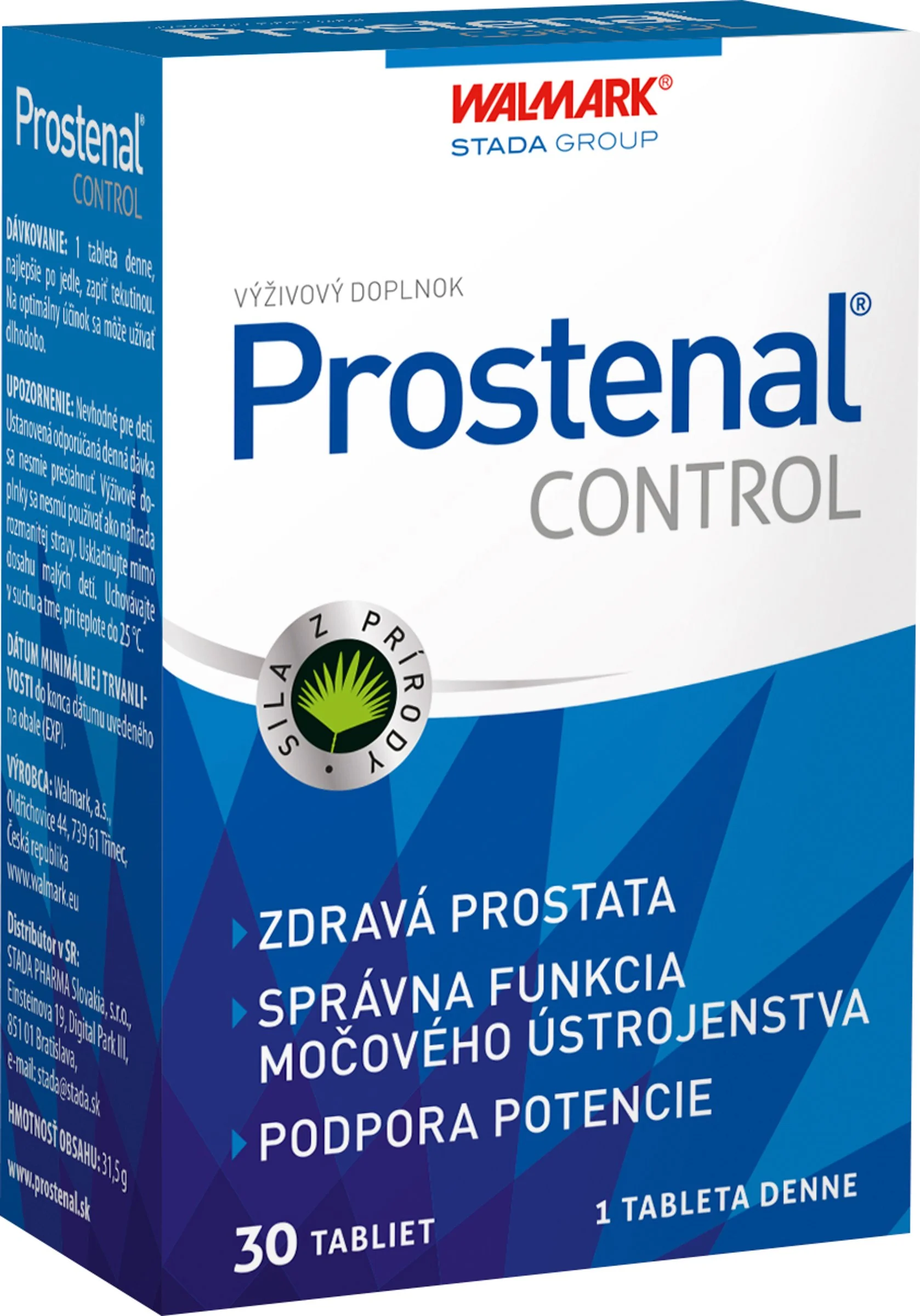 Walmark PROSTENAL CONTROL 1×30 tbl, pre zdravú prostatu