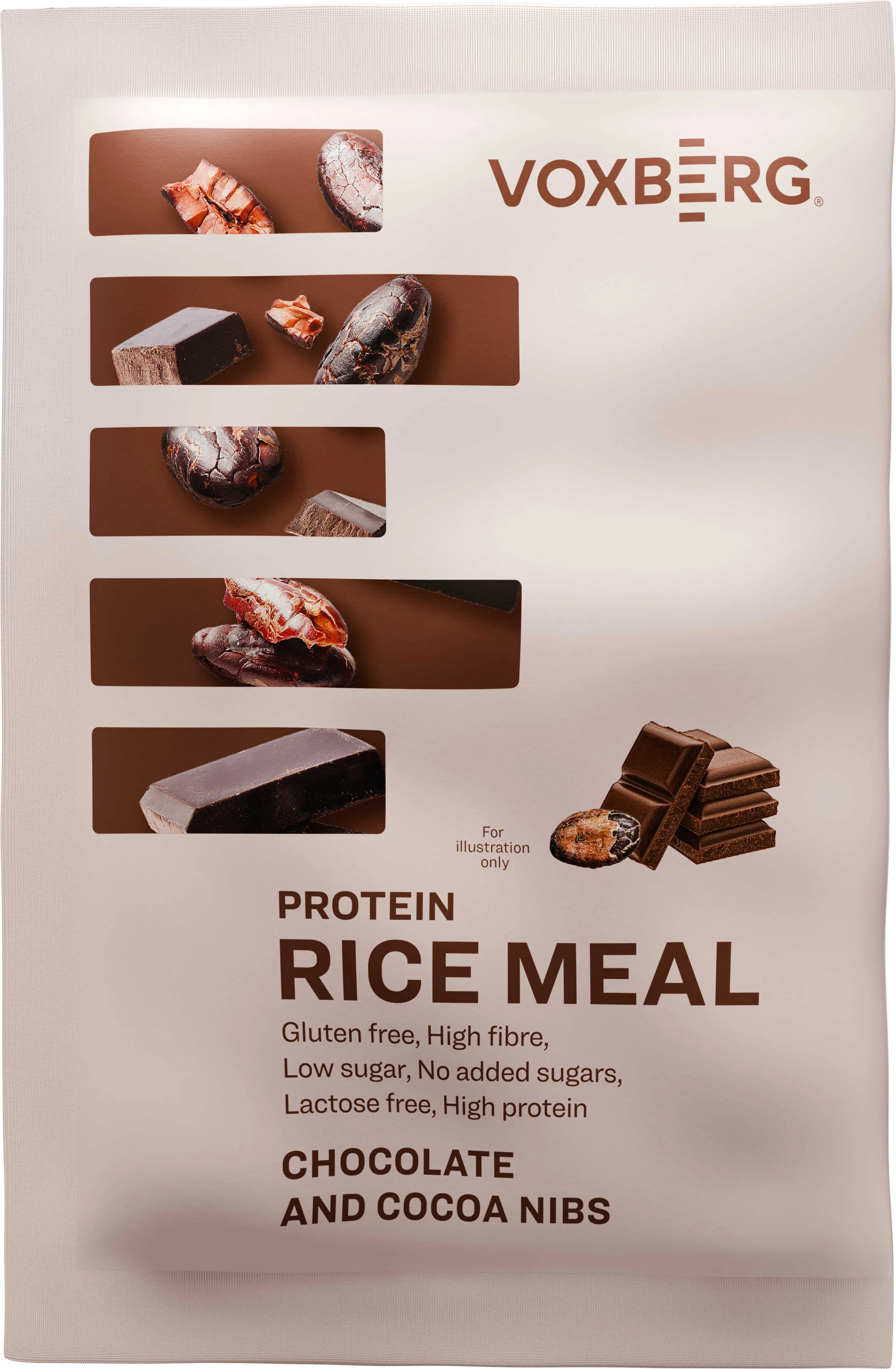 Protein Rice Meal Čokoláda kakaové nibsy 60 g
