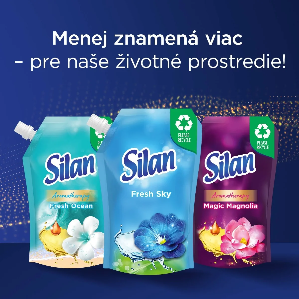 Silan koncentrovaná aviváž Fresh Sky 135 praní 1×1485 ml, aviváž