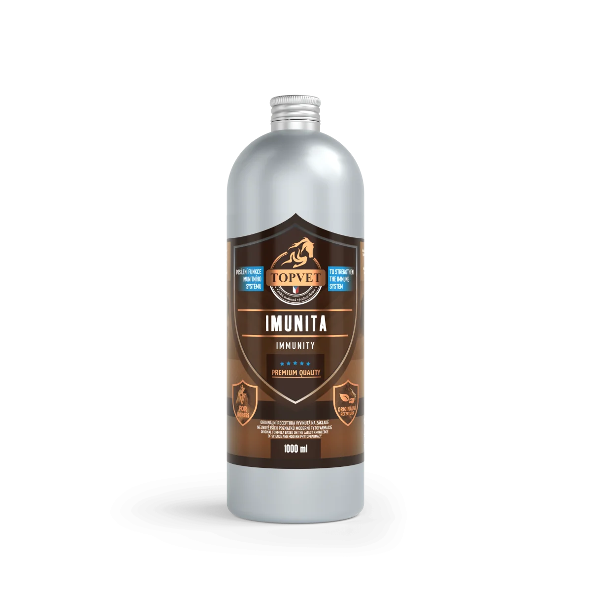 Imunitný sirup pre kone 1000 ml – Green idea