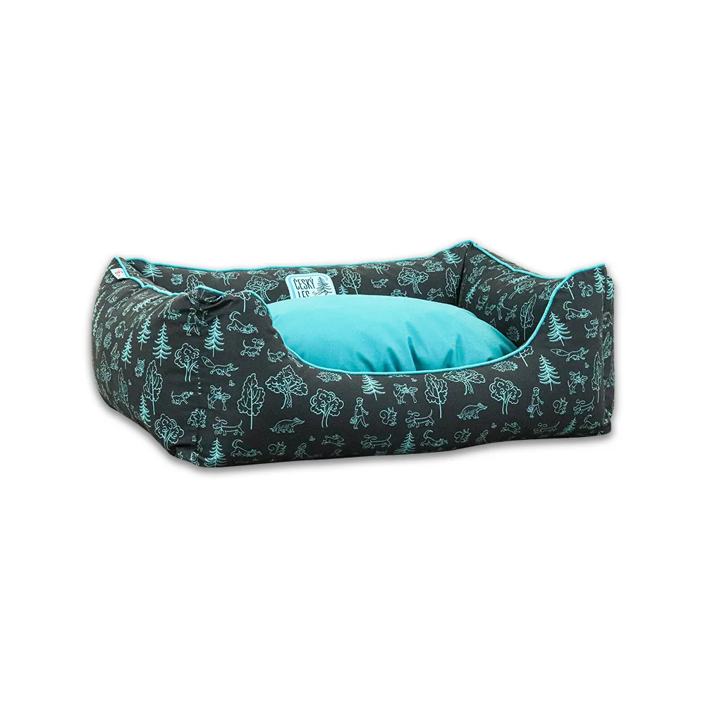Akinu ČESKÝ LES Pelech pre psov nebesky modrý M 75 x 55 cm