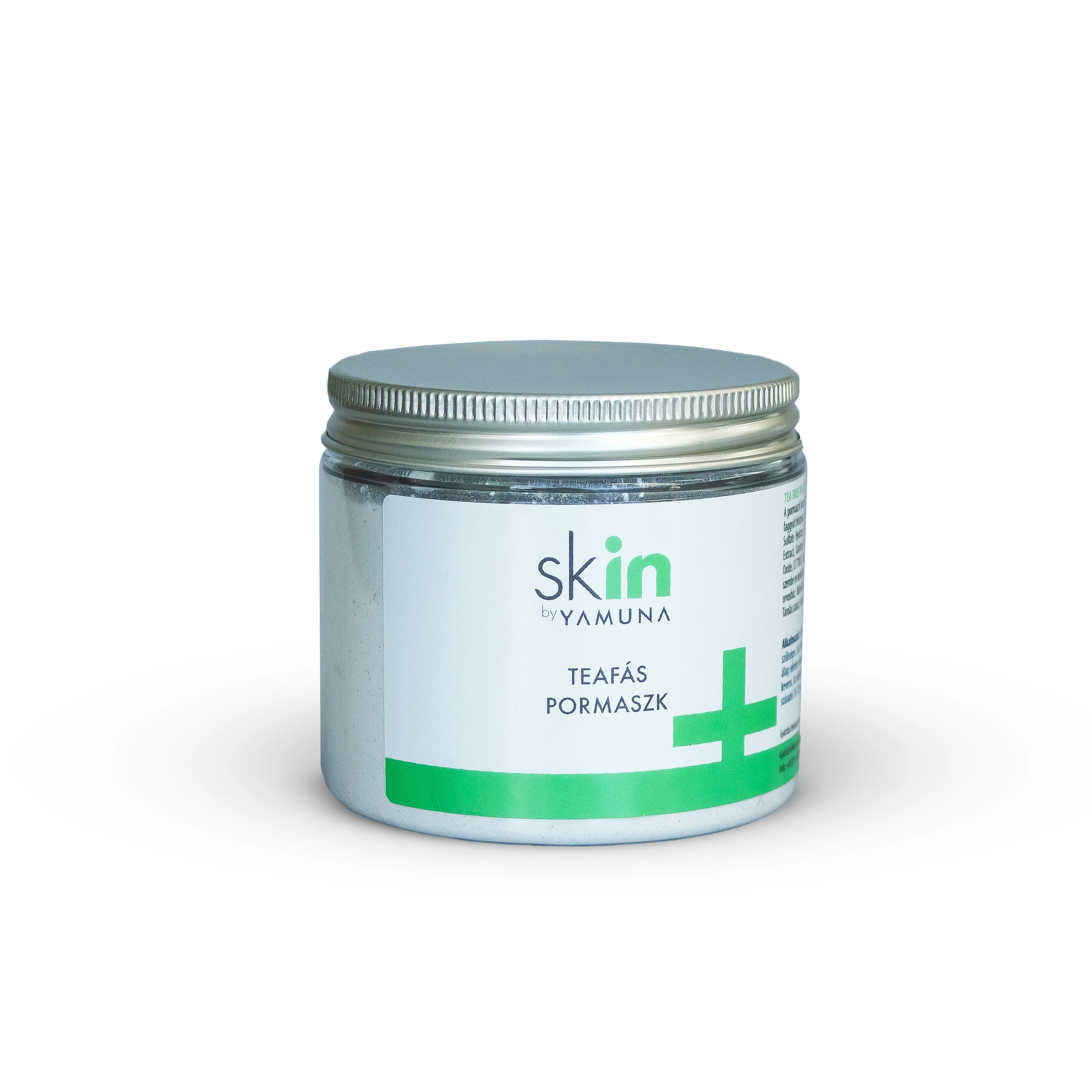 skIN by Yamuna Čajovníková zlupovacia maska na mastnú pleť 80g Algínatová maska s čajovníkovým olejom a extraktom z vŕbových listov pre mastnú a problematickú pleť